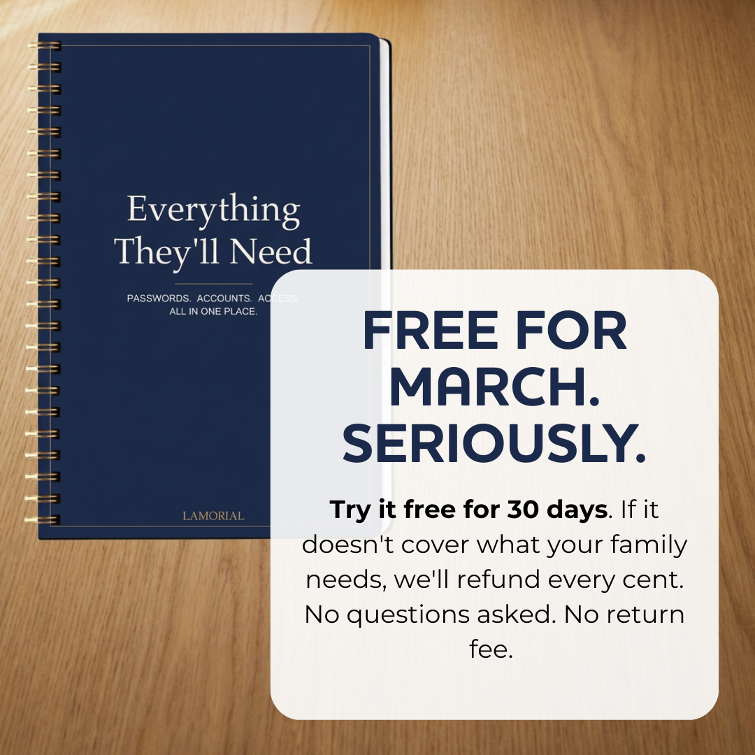 'End Of Life' Structured Planner & Journal