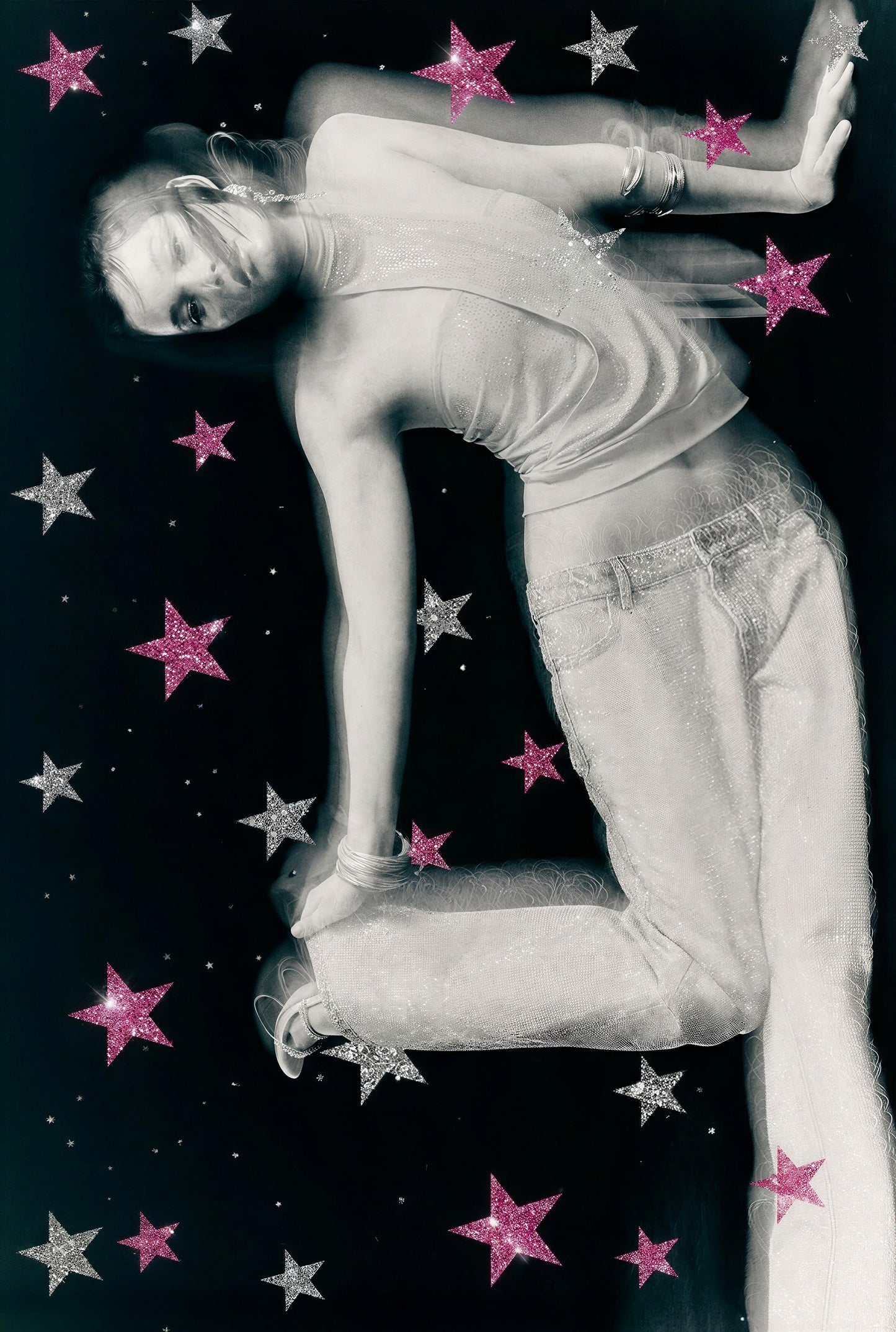ONE DILEMMA x STRADIVARIUS
 Rhinestone Jeans