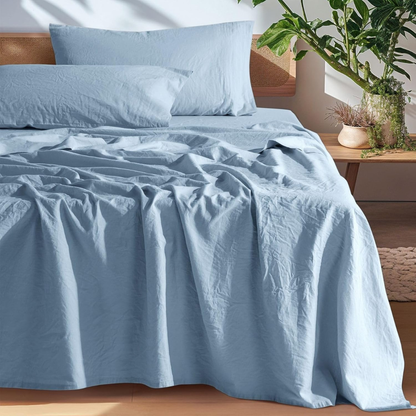Evina™ Natural European Linen Sheets