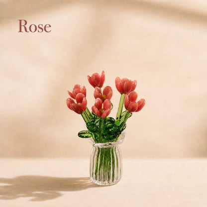 Florette Glass Bouquet