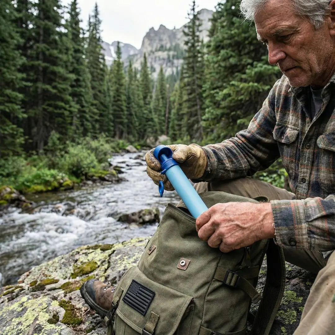 Evina™ Aqua Emergency Water Filter Straw (400 gal)