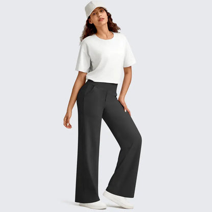 Luxa Wide Leg Dress Pants