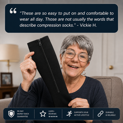 Evina™ Zipper Compression Socks