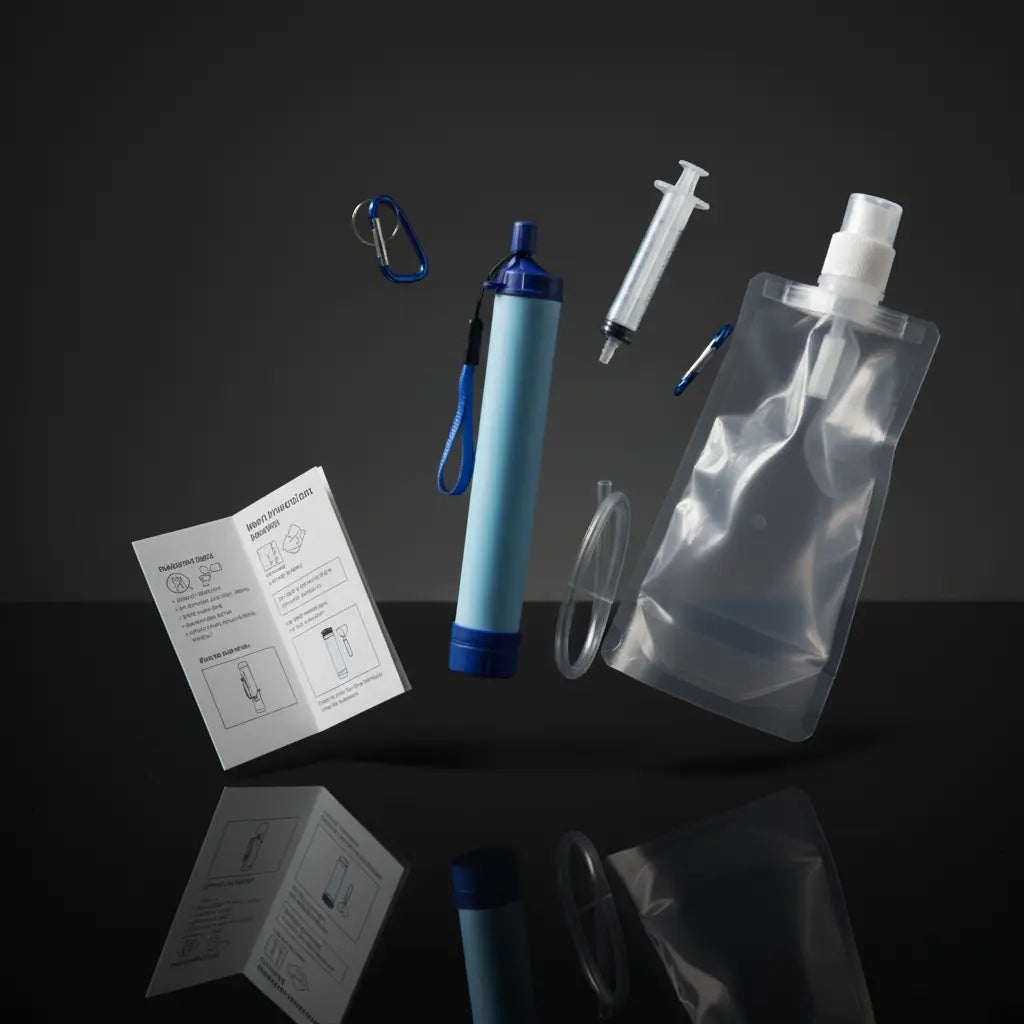 Evina™ Aqua Emergency Water Filter Straw (400 gal)
