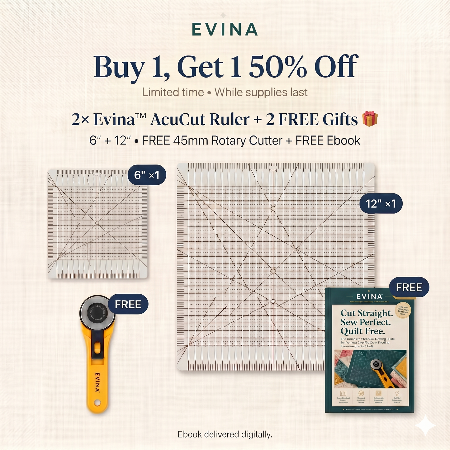 Evina™ AcuCut Ruler