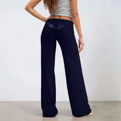 Angel Wing Sequin Pants