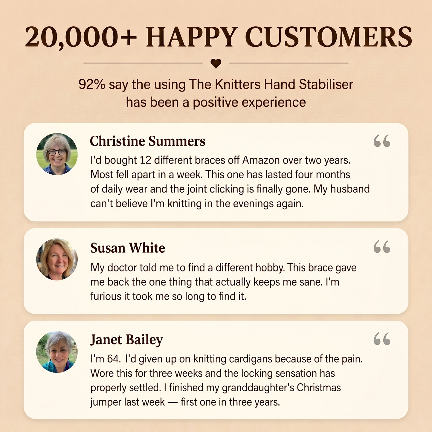 Evina™ Knitter's Hand Stabiliser