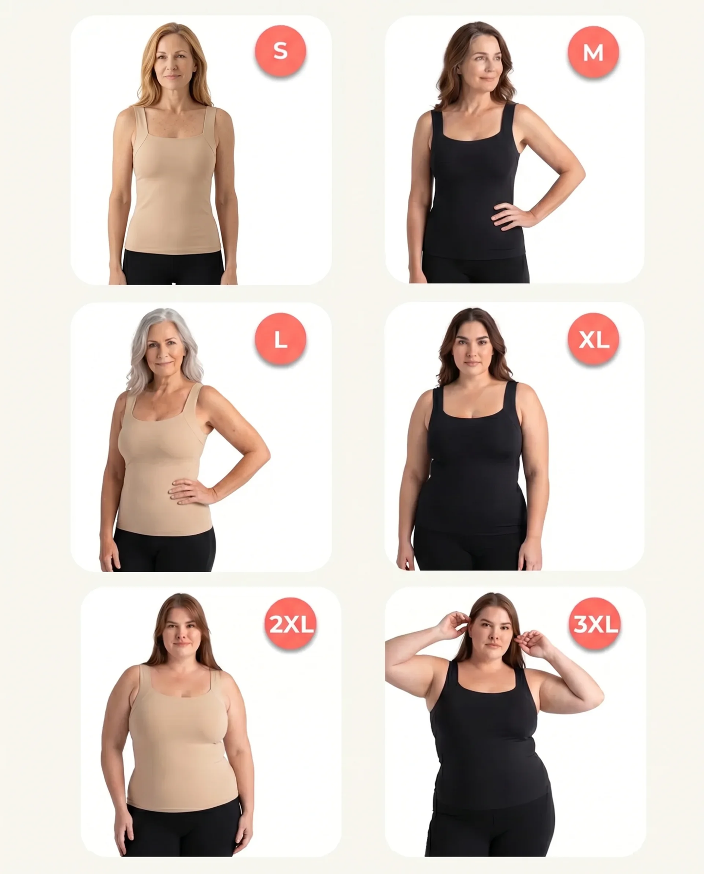 Evina™ Built-In Bra Comfort Shaper Tank